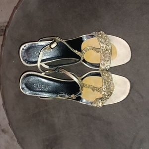 Women's size 10B " Gucci " Sandals  Taupe color